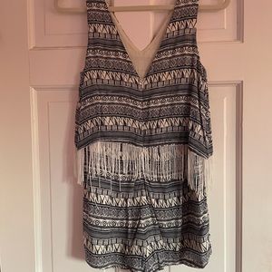 Fringe romper